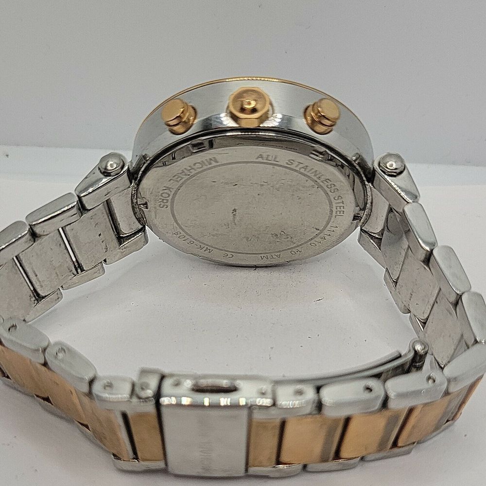 Michael Kors Parker MK6108 Women's StainlessSteel Analog Dial Quartz Watch AM431 - Picture 11 of 11